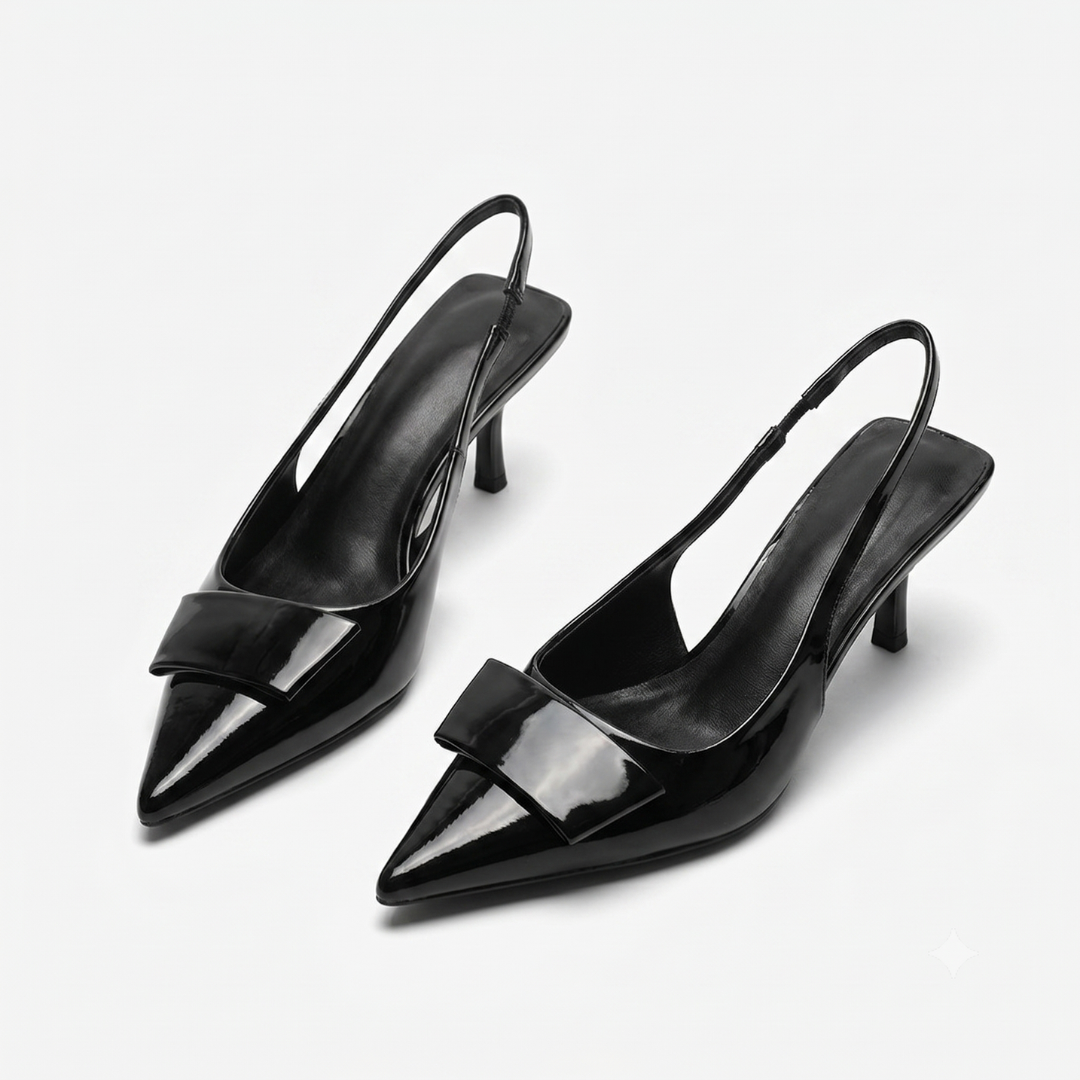 Hannah | Kontor Slingback Kitten Hæle