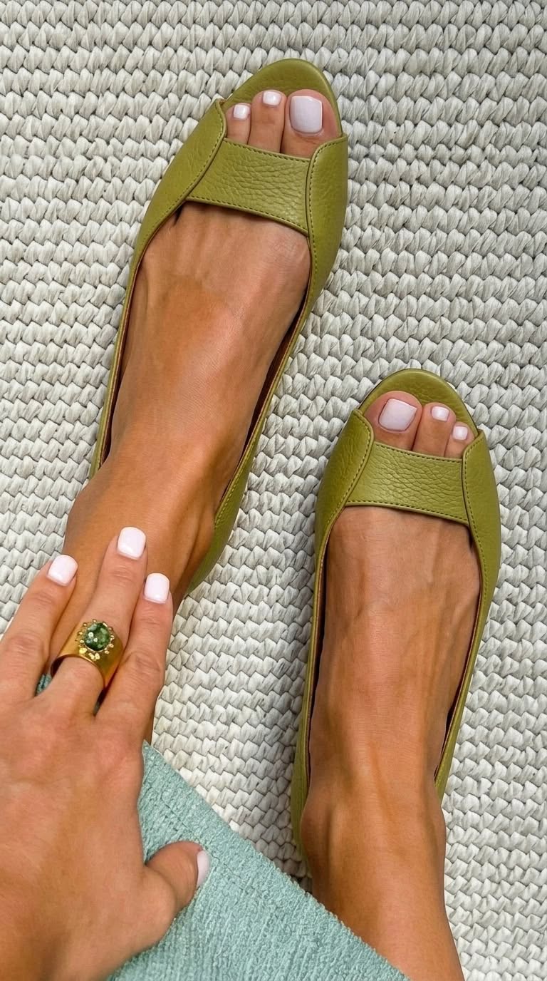 Adelina | Guld Sandaler Komfort Chic