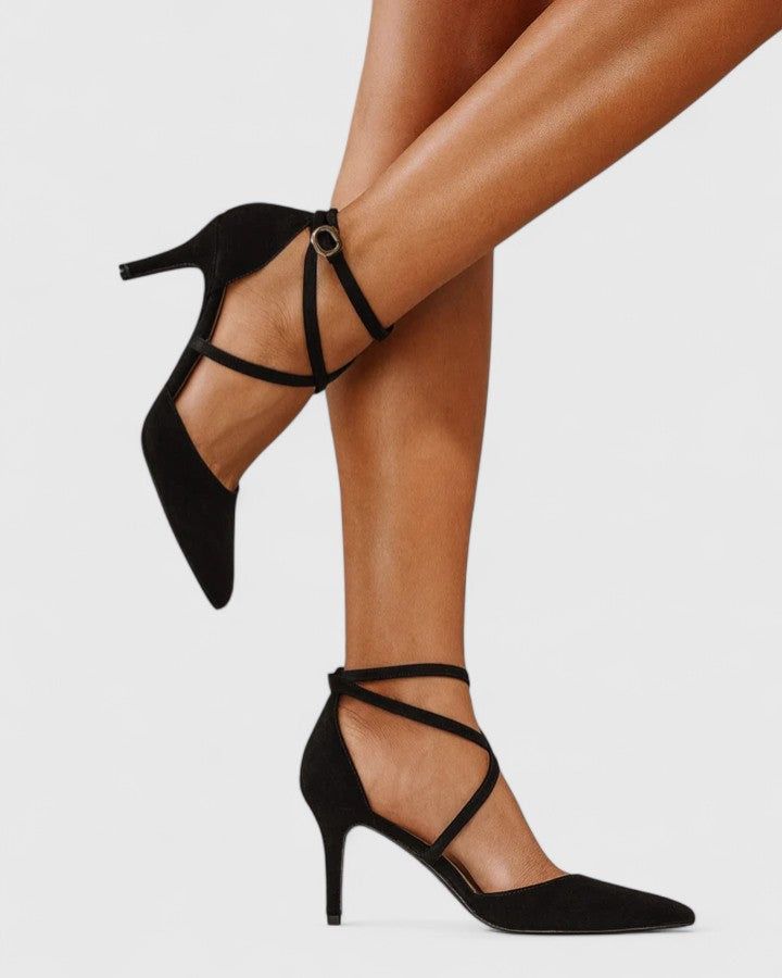 Veylah | Kvinders Åben Tå Block Heel Pumps