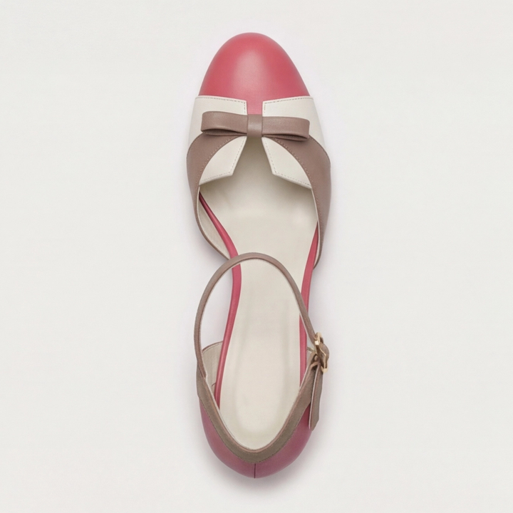 Quinnae | Kvinders Ribbons Detalje Kitten Heel Pumps