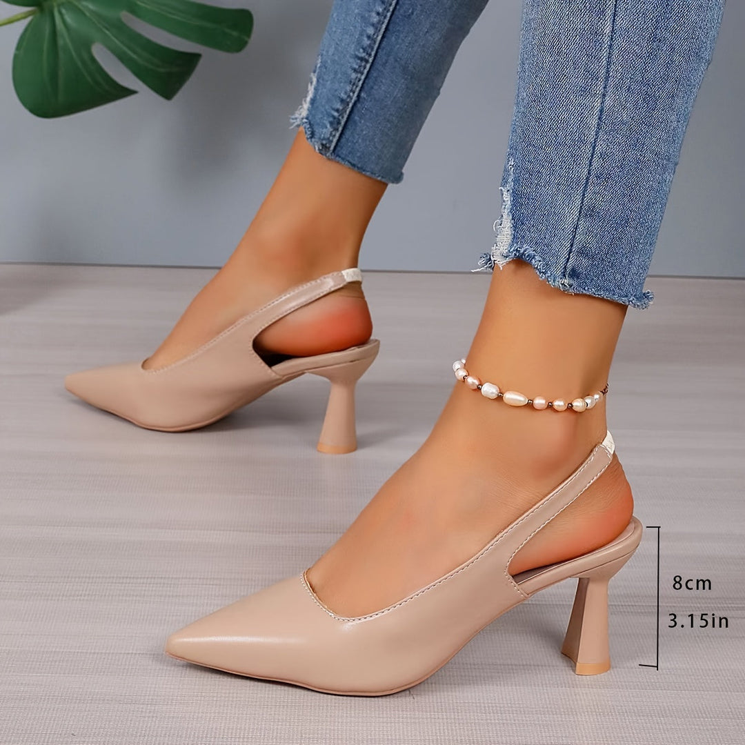 Sophia | Kvinders Spidse Slingback Hæle