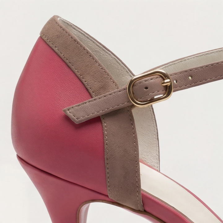 Quinnae | Kvinders Ribbons Detalje Kitten Heel Pumps