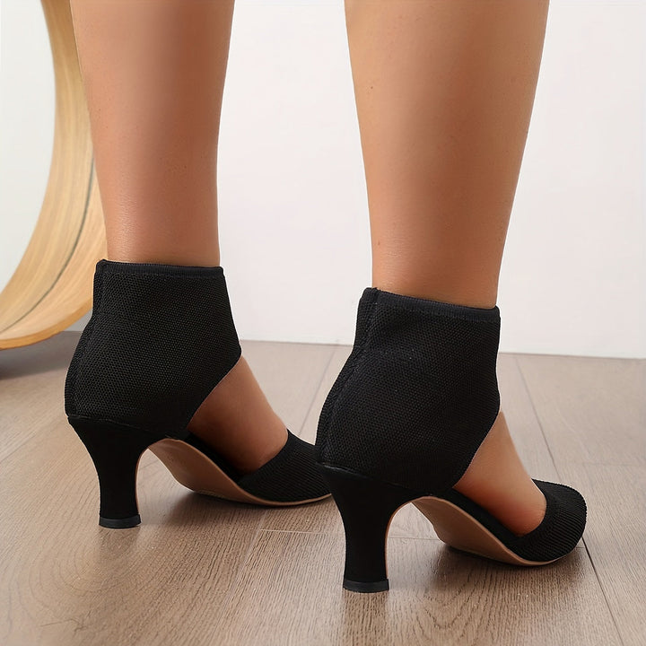 Camille | Kvinders Stretch Åben Tå Hæle Pumps