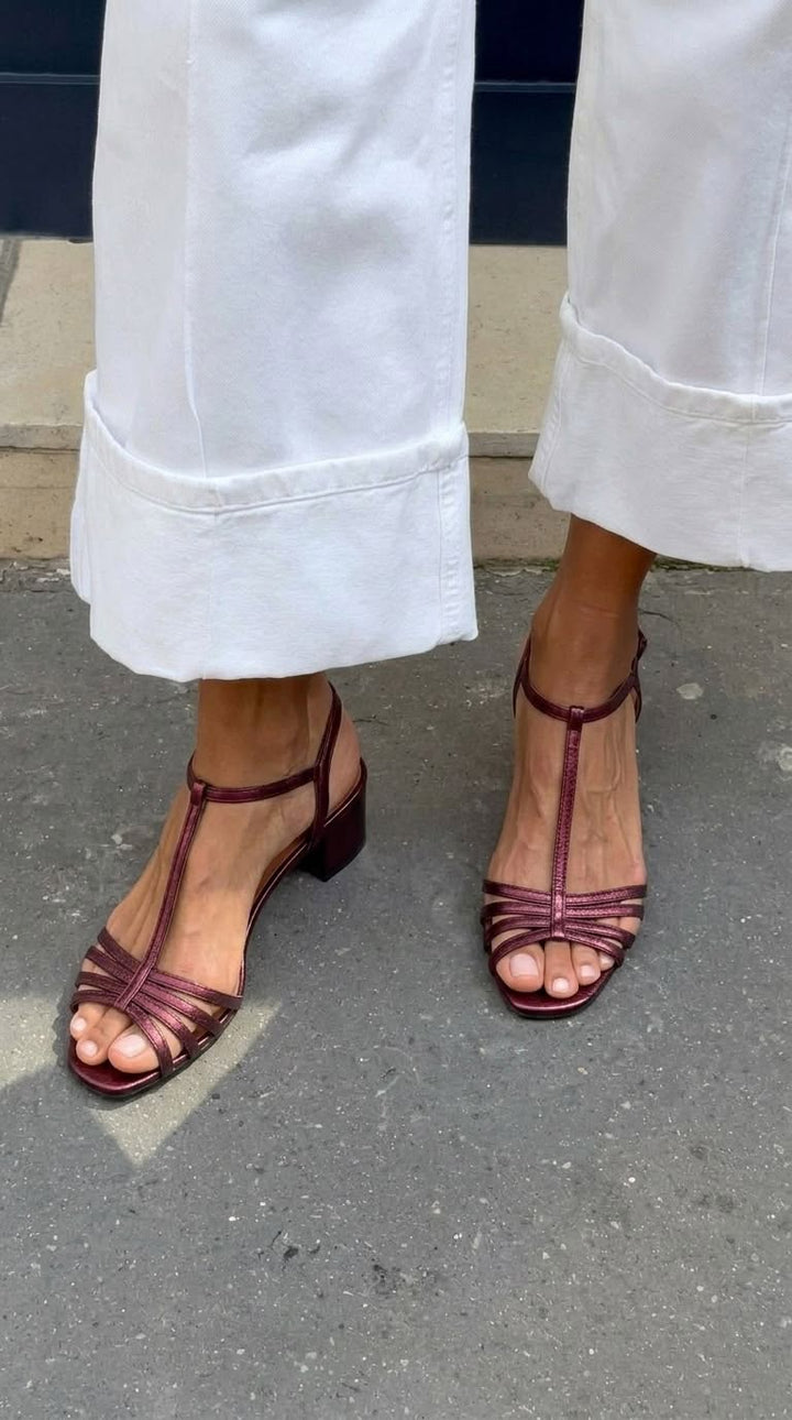 Allegra | Gyldne Sandaler Daglig Elegance
