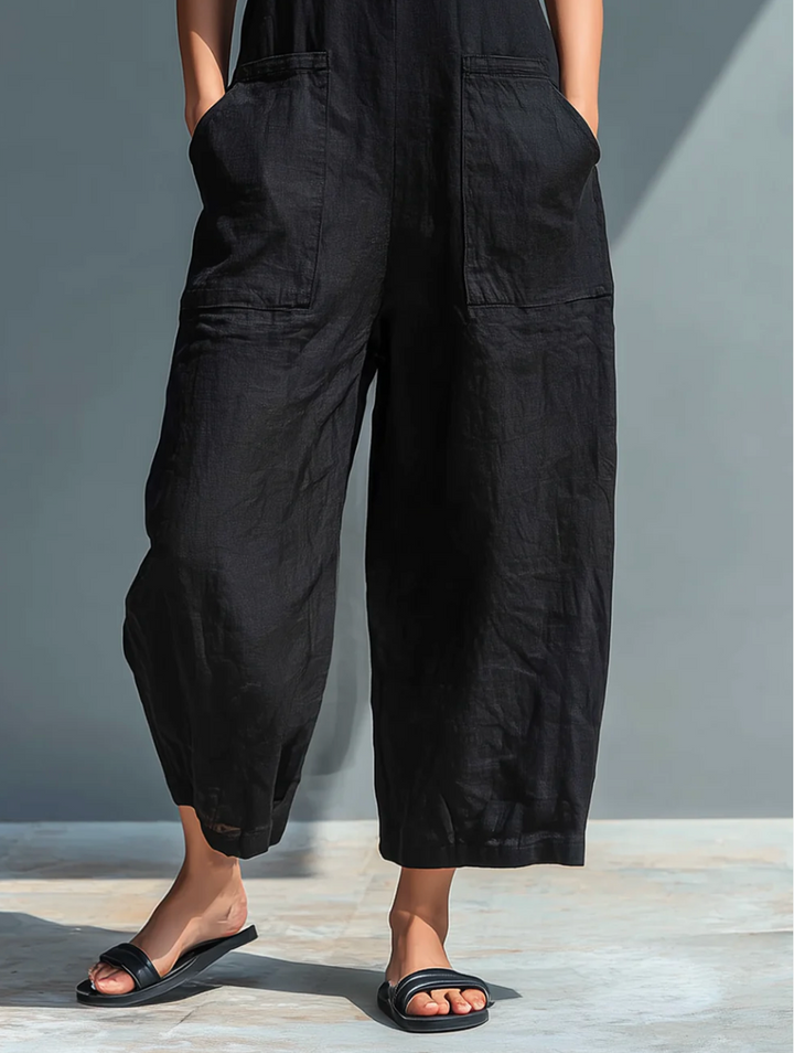 Ærmeløs Minimalistisk Jumpsuit