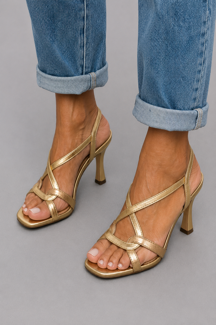 Elisabetta | Gyldne Sandaler Sommercharme