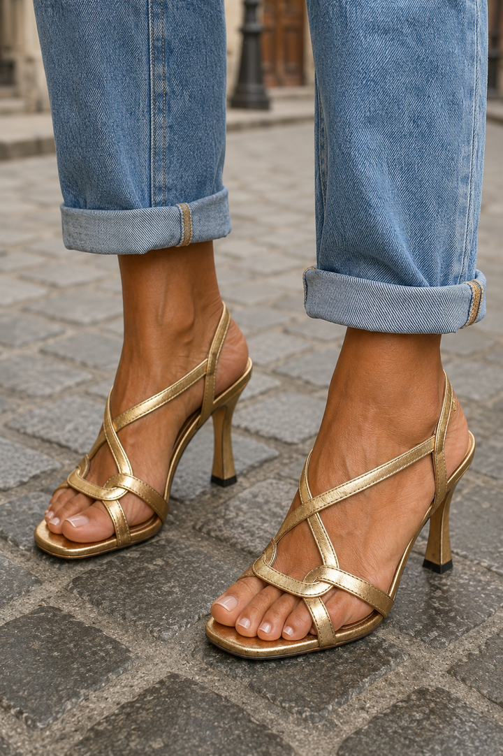 Elisabetta | Gyldne Sandaler Sommercharme