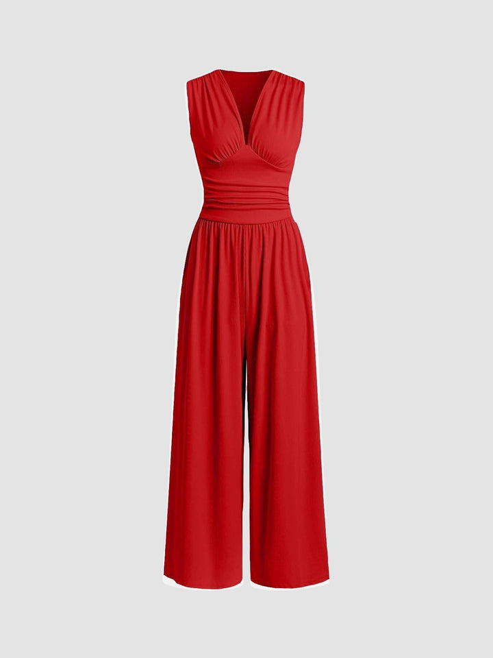 Charity – Elegant ærmeløs bukse jumpsuit