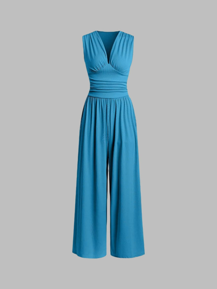 Charity – Elegant ærmeløs bukse jumpsuit