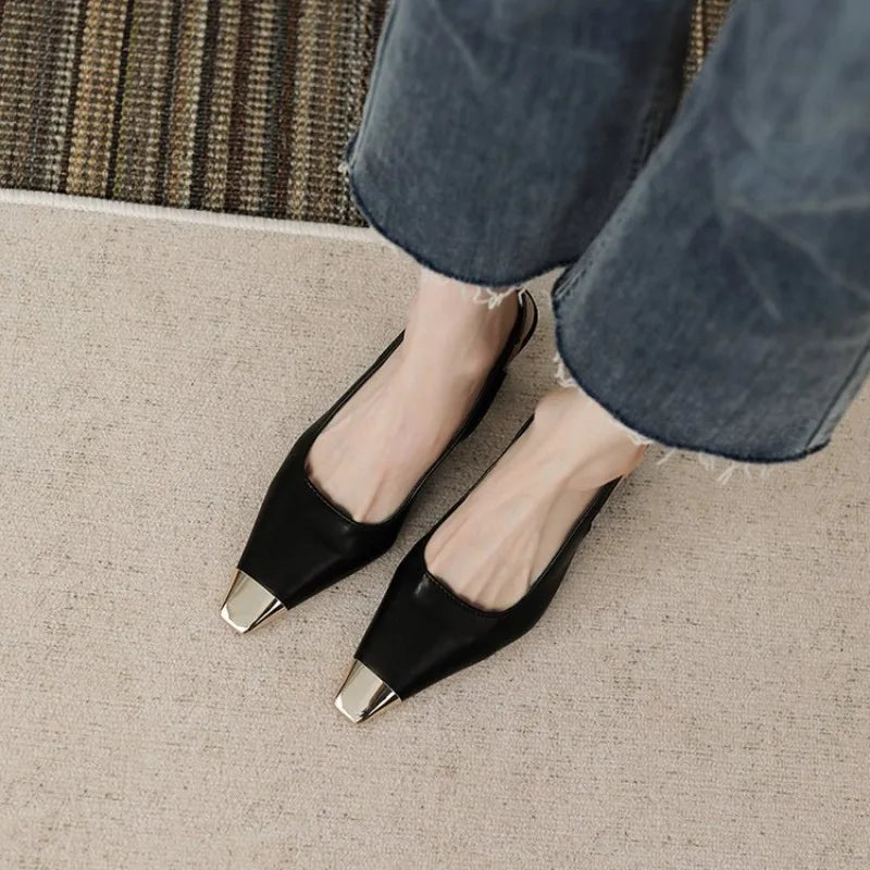 Layla | Spidse Slingback Hæle