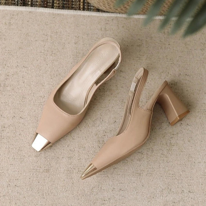 Layla | Spidse Slingback Hæle