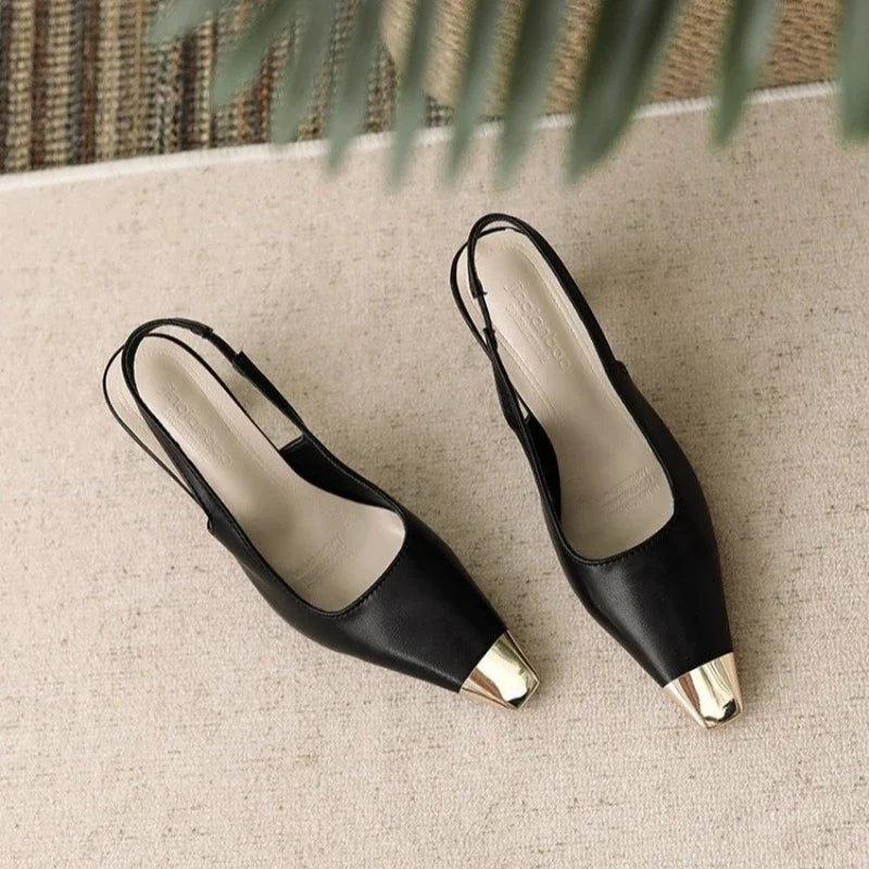 Layla | Spidse Slingback Hæle