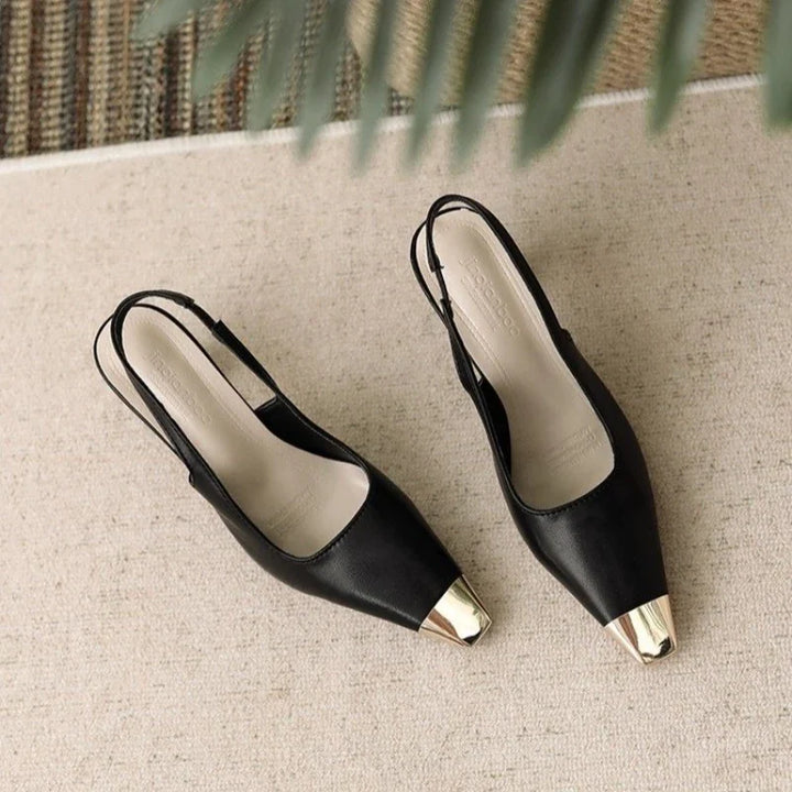 Layla | Spidse Slingback Hæle
