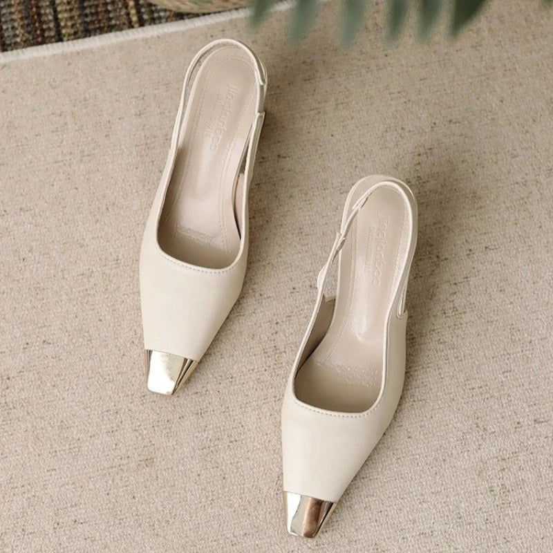 Layla | Spidse Slingback Hæle