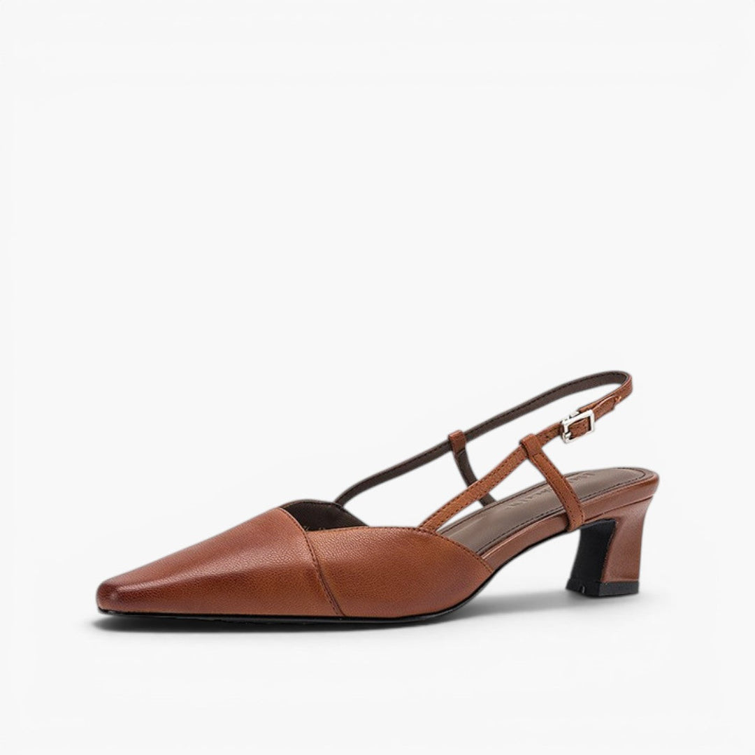 Serelle | Læder Slingback Hæle