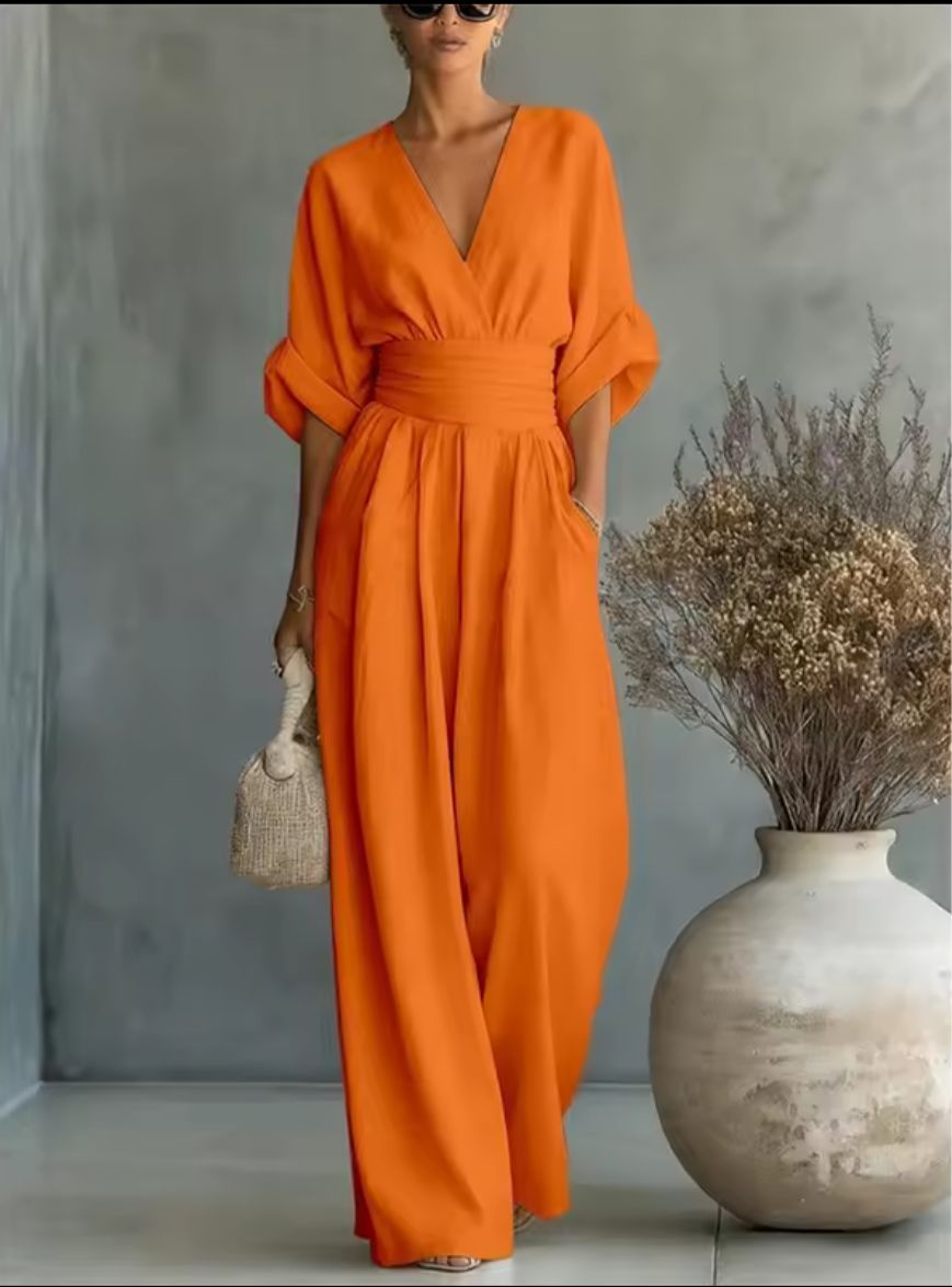 Risel - Jumpsuit til at Føle Sig Komfortabel og Poleret på Din Dag.