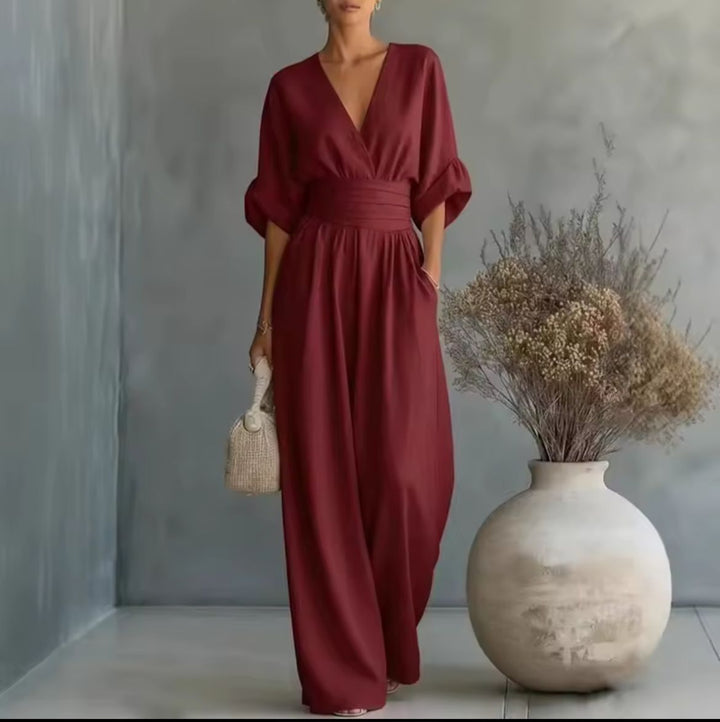 Risel - Jumpsuit til at Føle Sig Komfortabel og Poleret på Din Dag.