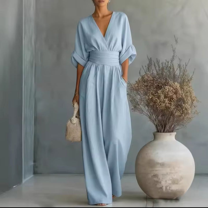 Risel - Jumpsuit til at Føle Sig Komfortabel og Poleret på Din Dag.