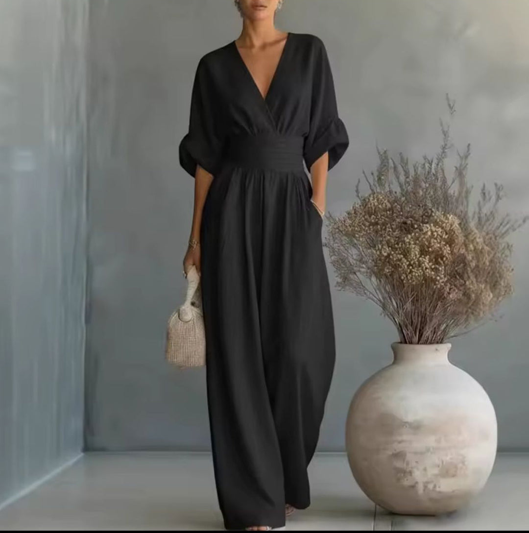 Risel - Jumpsuit til at Føle Sig Komfortabel og Poleret på Din Dag.