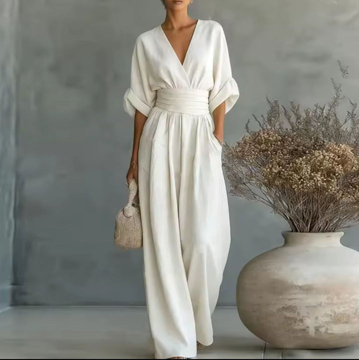 Risel - Jumpsuit til at Føle Sig Komfortabel og Poleret på Din Dag.